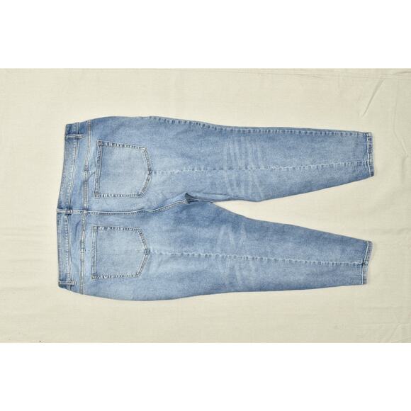 Lane Bryant Flex Magic High Rise Skinny Plus Size 26 Blue Denim Jeans Zip Cotton - Picture 8 of 8